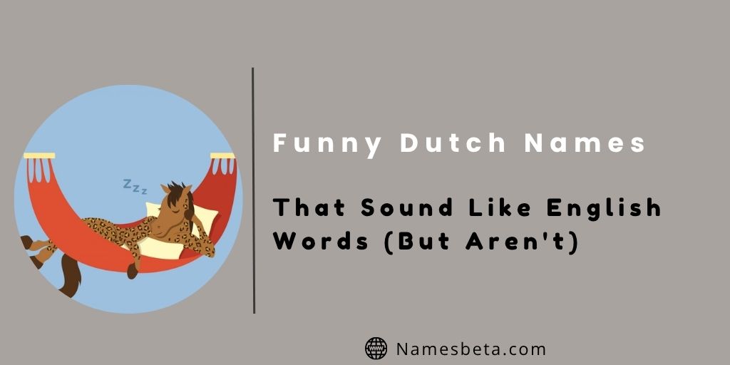 Funny Dutch Names That Sound Like English Words (But Aren't)