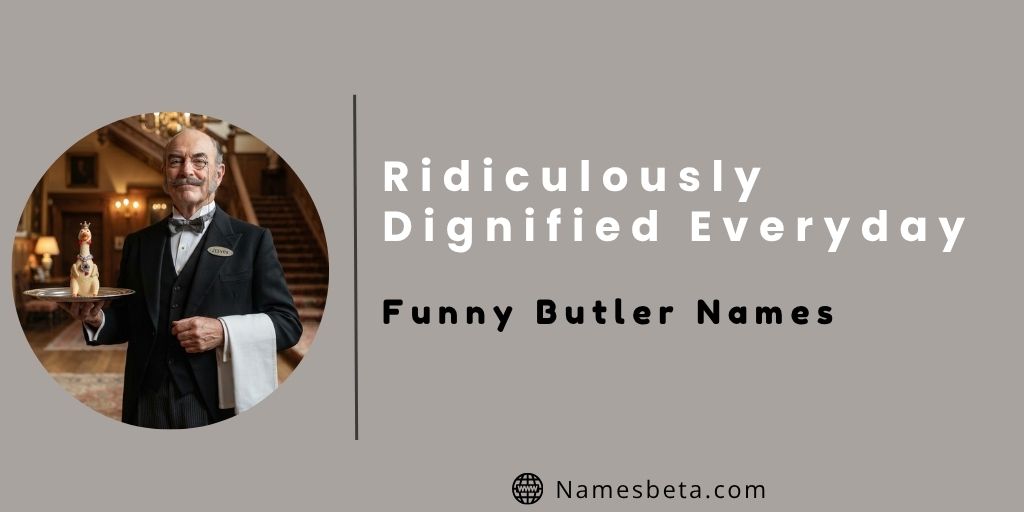 Ridiculously Dignified Everyday Funny Butler Names