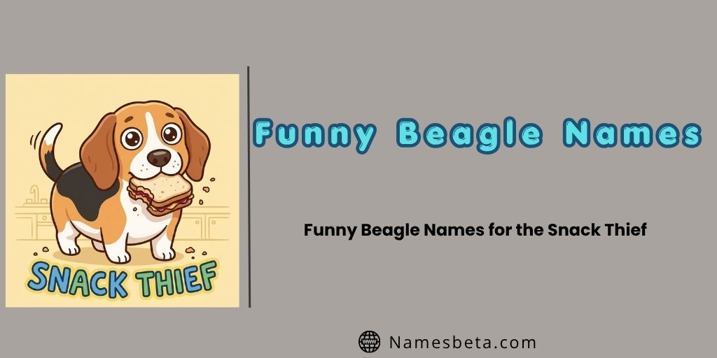 Funny Beagle Names for the Snack Thief