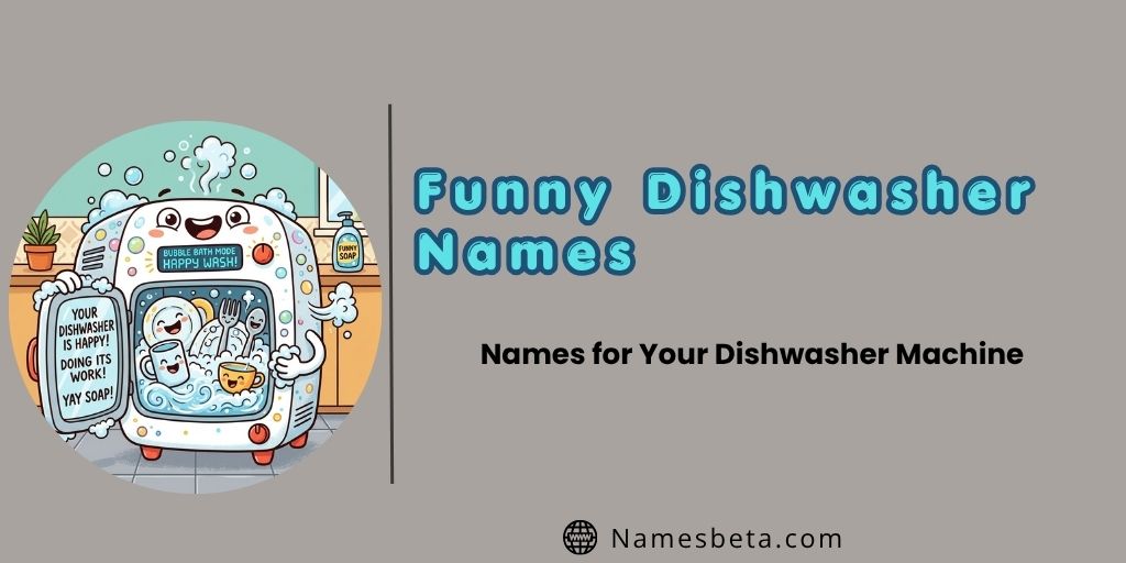Funny Names for Your Dishwasher Machine