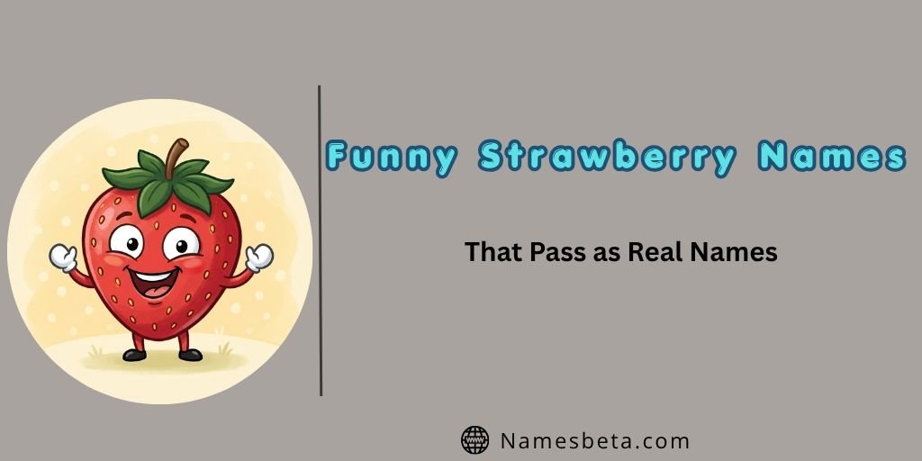 Funny Strawberry Names That Pass as Real Names